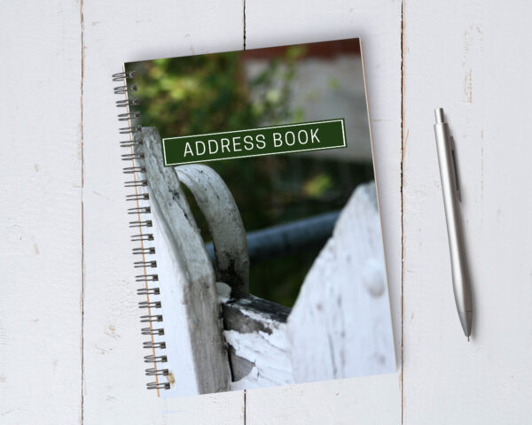 Personalizable Chicago Fence Address Book / A5 / Coil Bound - Image 3