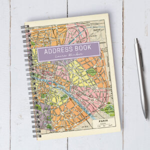 Personalizable Paris Address Book / A5 / Coil Bound