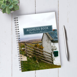 Personalizable English Countryside Address Book / A5 / Coil Bound